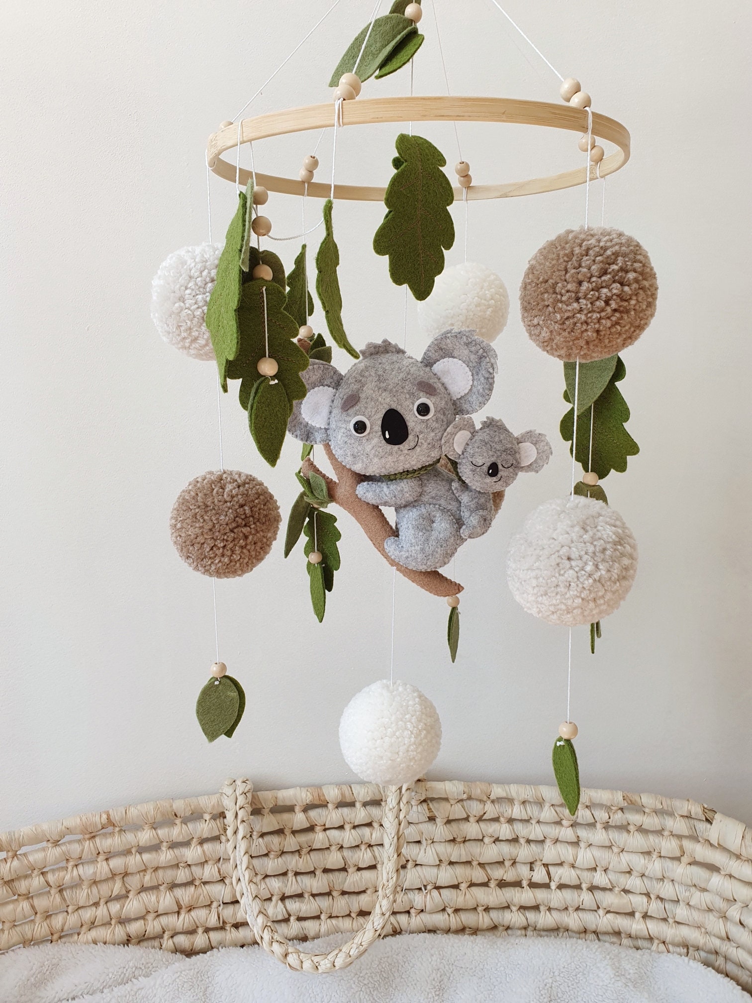 Koala Baby Mobile Koala Modern mobile Boy crib mobile girl boy Etsy