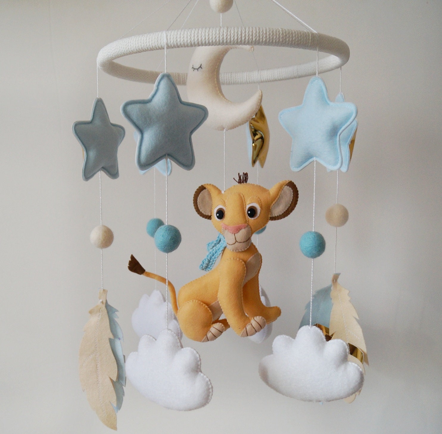 Lion King Mobile Baby Mobile Baby Crib Mobile Nursery Etsy