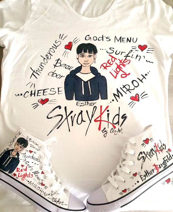 Stray Kids Tシャツ、カスタム Stray Kids ギフト、Stray Kids