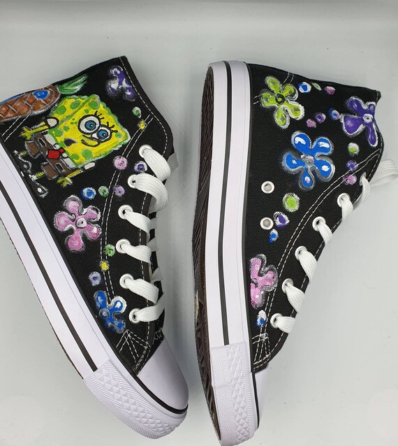 custom spongebob shoes