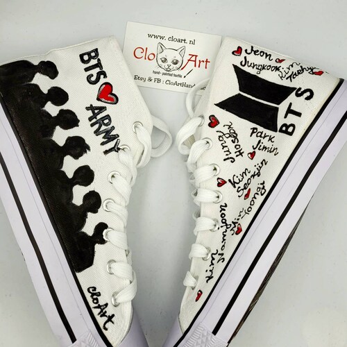 Hi Tops K-pop Shoes BTS Kpop BTS 