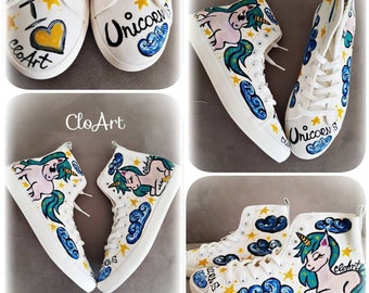 Unicorn shoes | Etsy Nederland