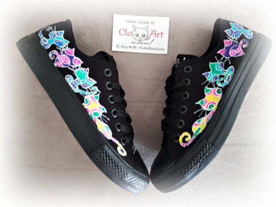 Moko Black Lace & Zip Leather Sneaker — Mast Shoes