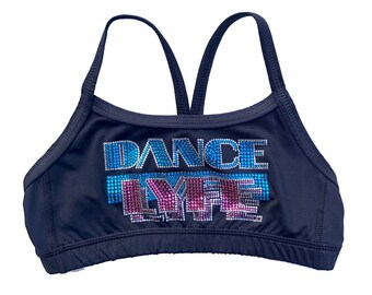 bedazzled sports bra