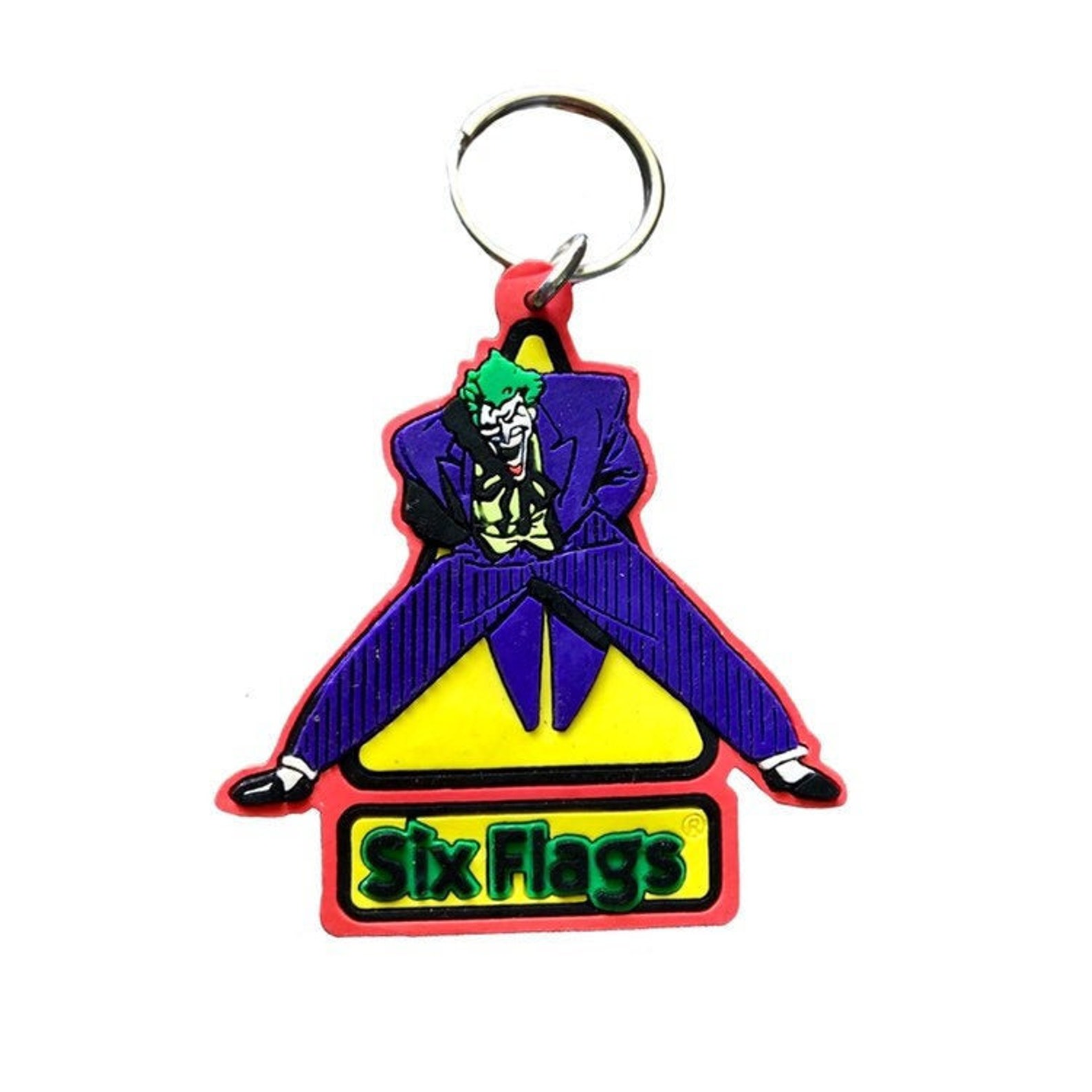 90s Joker Keychain // Batman Keychain // 1997 Movie Keyring // Etsy