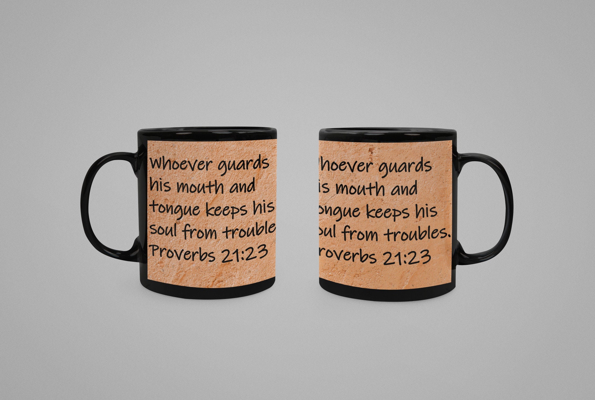 Whoever Guards His Mouth and Tongue Keeps His Soul From Troubles. Proverbs  21:23 - Etsy