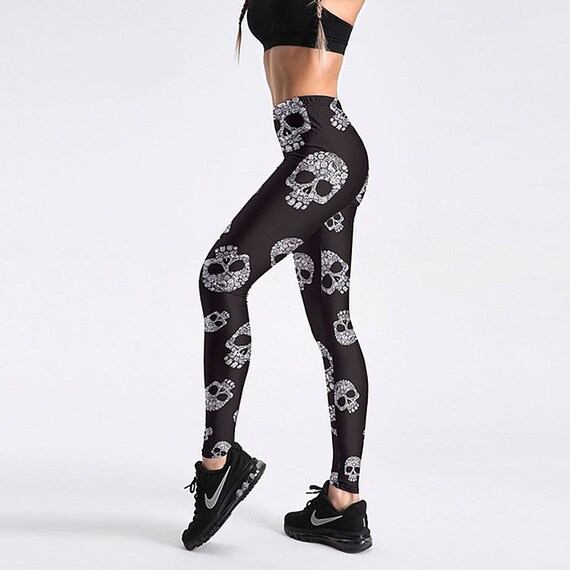 Sugar Skull Yoga Pants