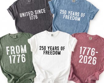 250th America Anniversary Shirt, Retro 1776-2026 Independence Day Tee, Patriotic T-Shirt
