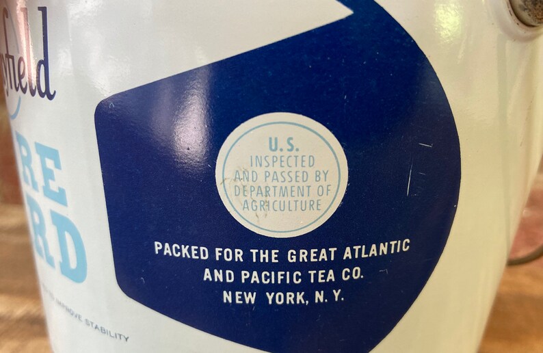 Sunnyfield Pure Lard Can 4 lbs net weight Great Atlantic and Etsy