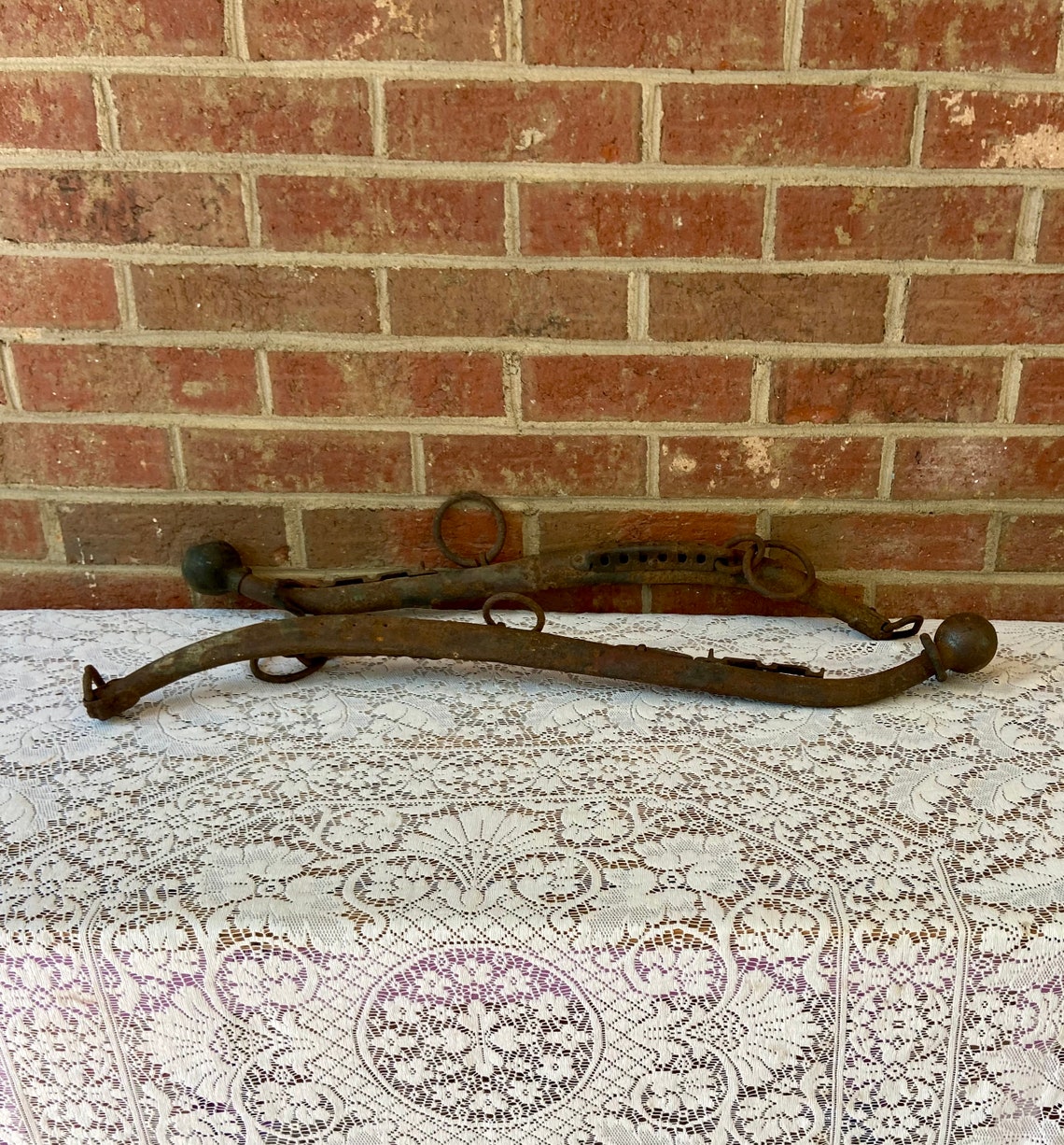 Oxen Yokes Pair of cast iron yokes from early 1900's Etsy