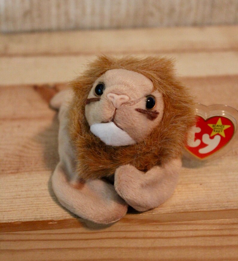 Ty Beanie Babies Roary the lion from 1996 Etsy