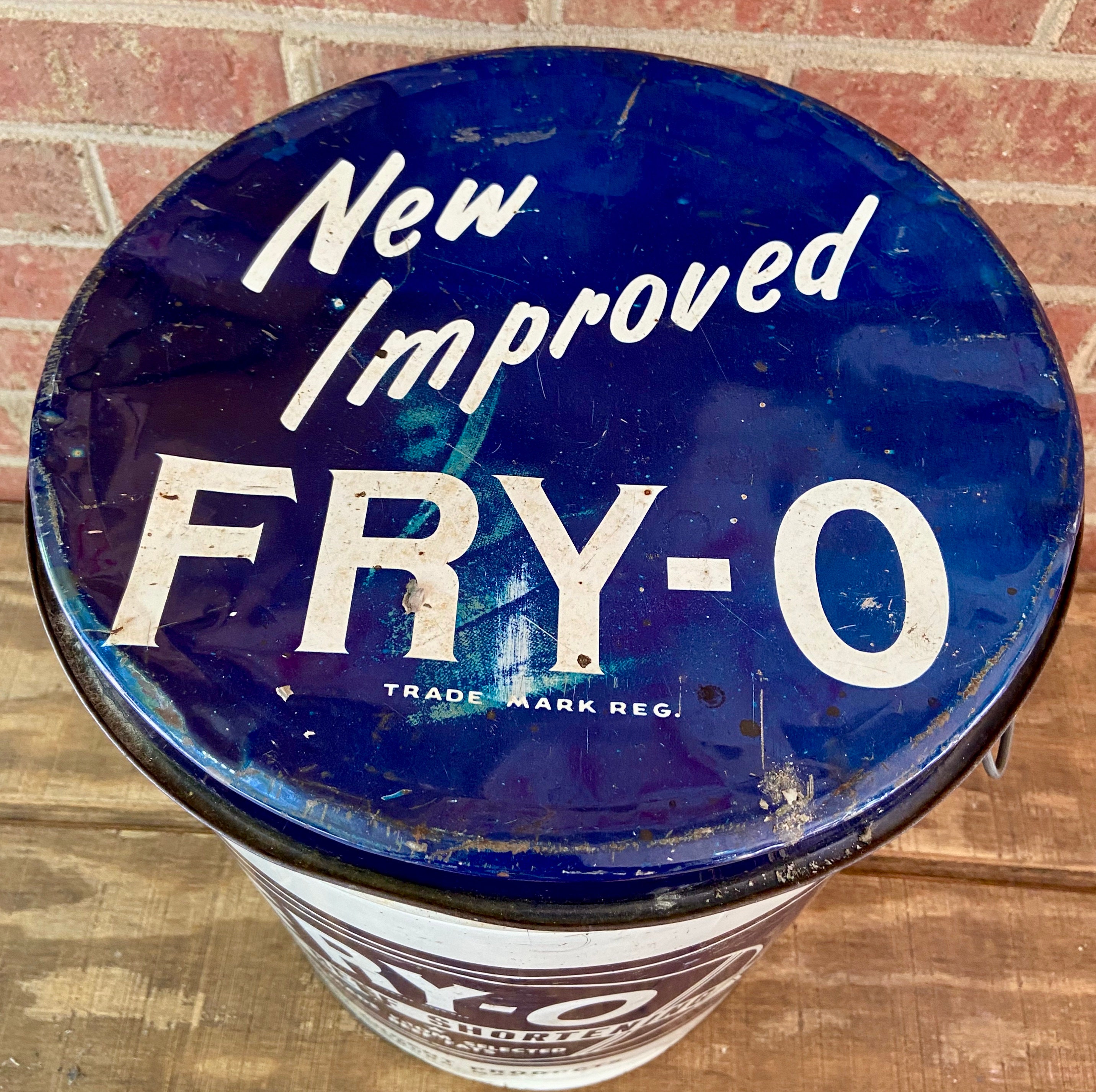 Shortening Can FRYO Pure Beef Shortening 50 lbs net weight. Etsy