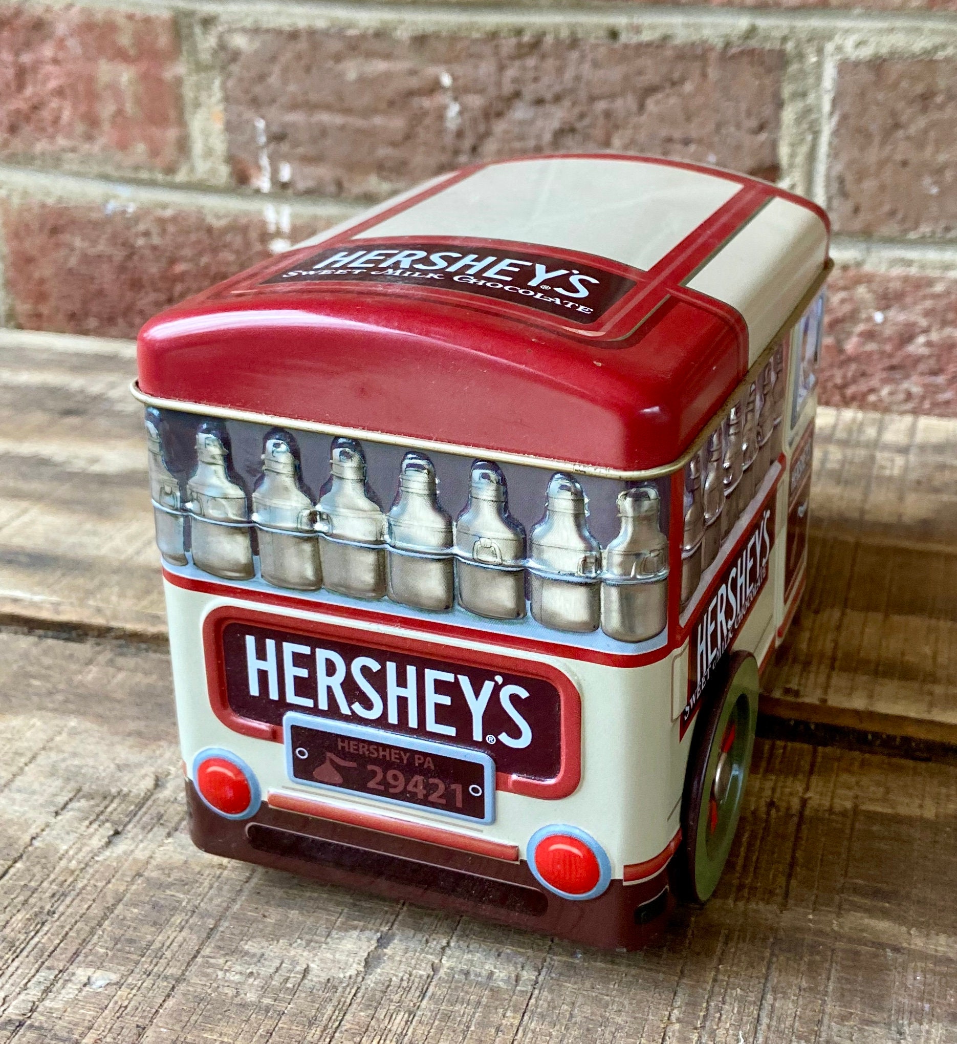 Hershey's Sweet Milk Chocolate Delivery Truck Tin Etsy
