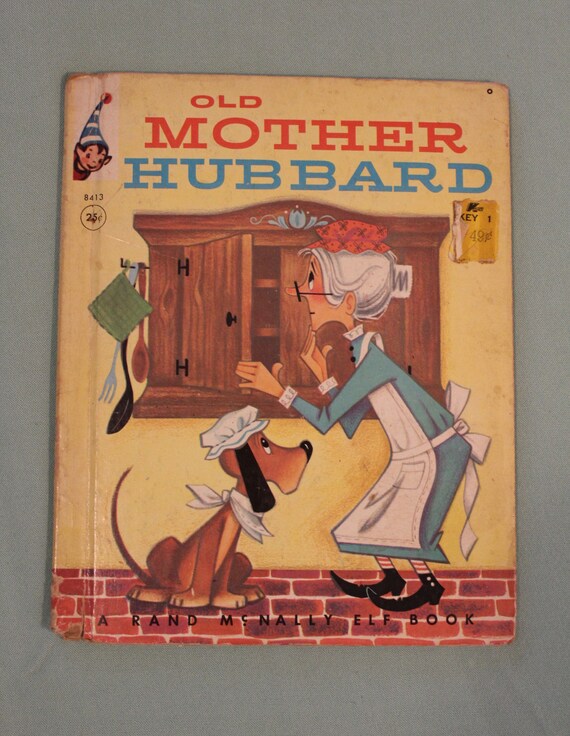 Book Old Mother Hubbard vintage Children's book 1962 | Etsy
