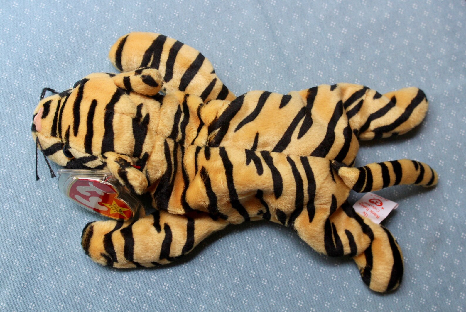 Ty Beanie Babies Stripes the Tiger from 1995 Etsy
