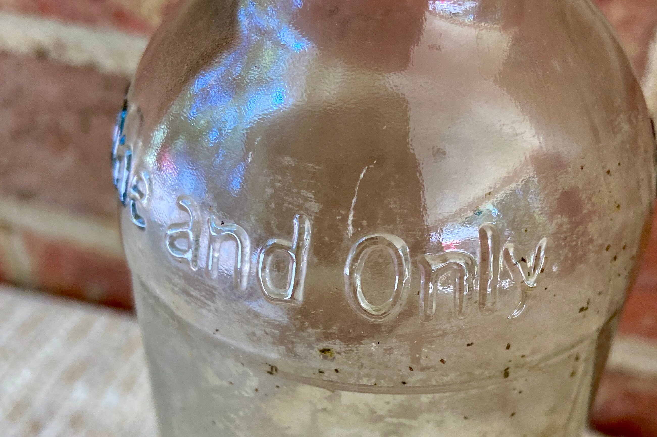 Glass Bottle Newcastle Brown Ale called The One and Only Etsy