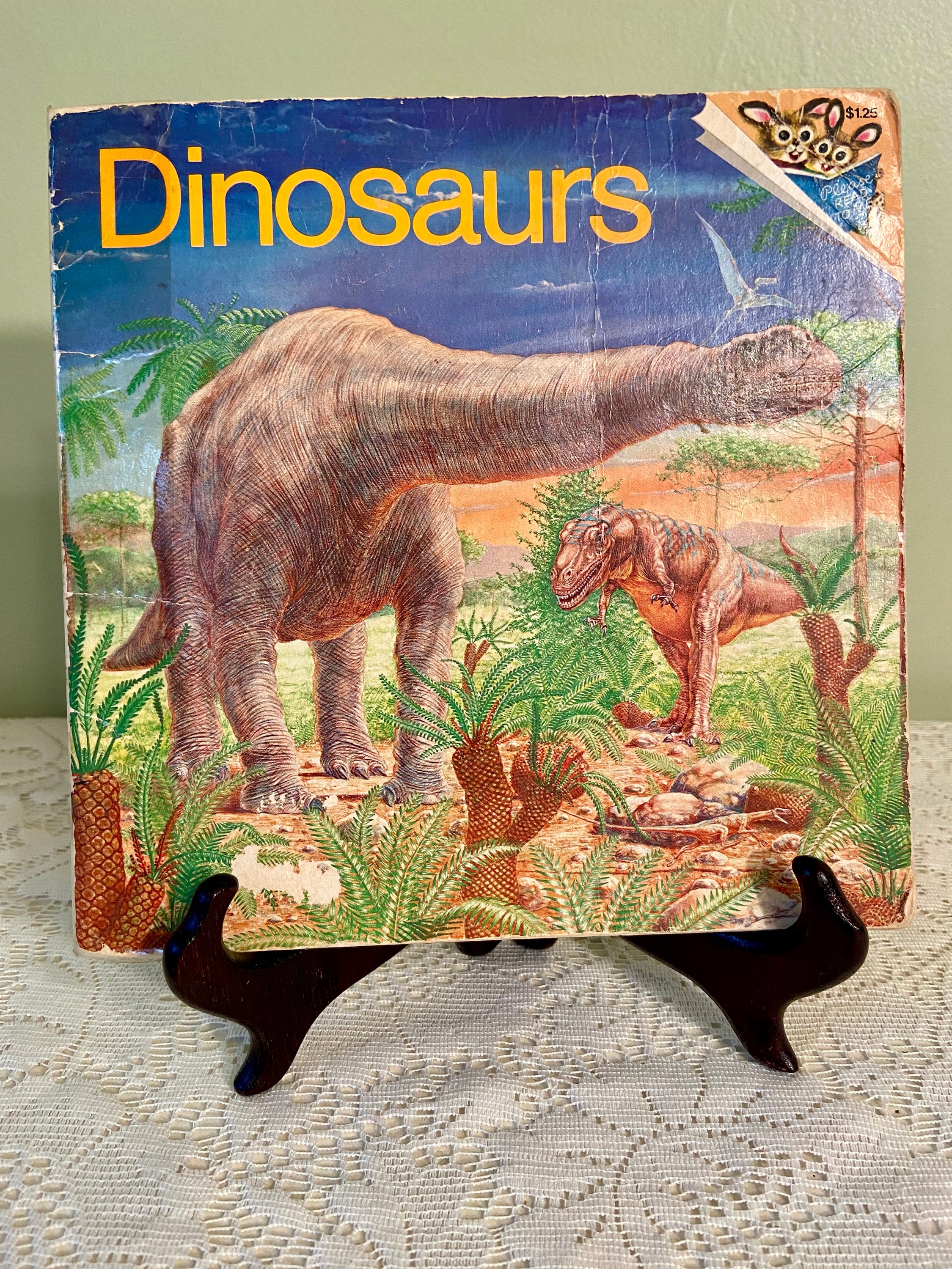 Children's book Dinosaurs by Peter Zallinger A Random Etsy
