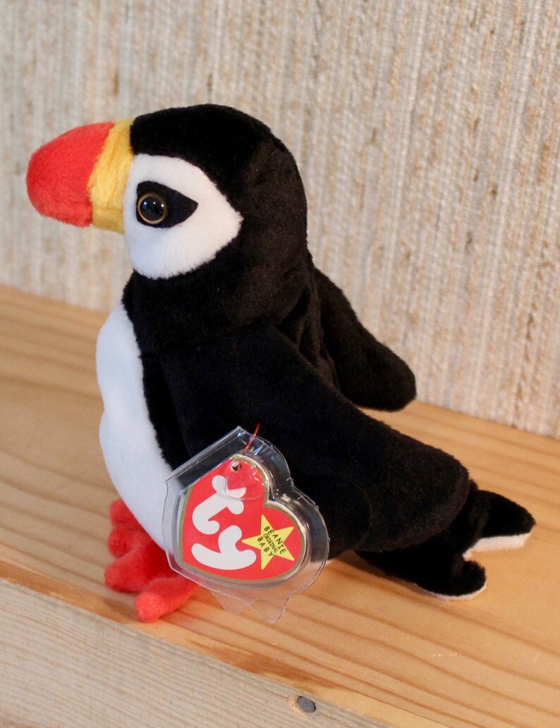 Ty Beanie Babies Puffer the Parrot 1997 Etsy