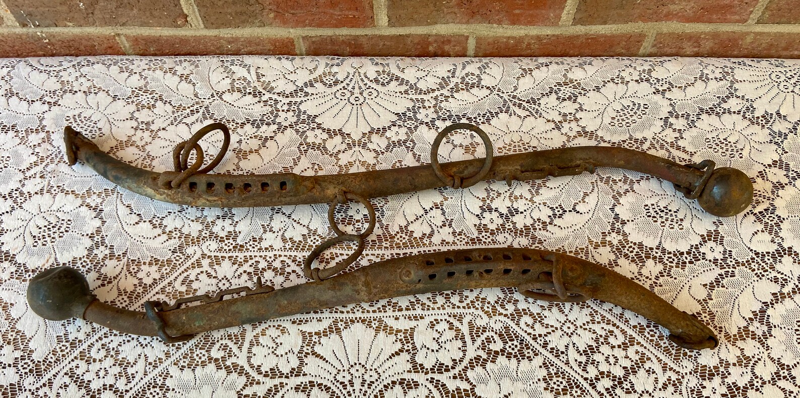 Oxen Yokes Pair of cast iron yokes from early 1900's Etsy