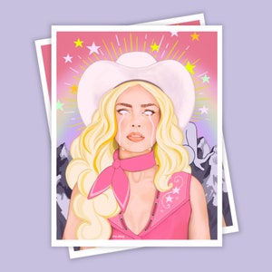 The Tears Of A Doll / Pop Art Print