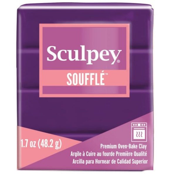 Sculpey Souffle Royalty 1.7oz Polymer Clay Deep Purple 6513
