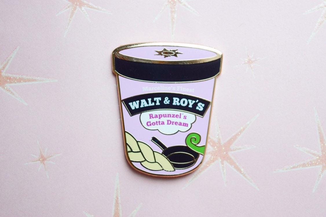 Disney Princess Ice Cream Pins Set of 3 Etsy