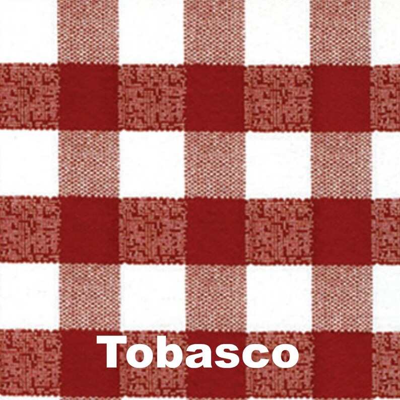 Gingham Vinyl Tablecloths 9811 Commercial Grade Vinyl Etsy