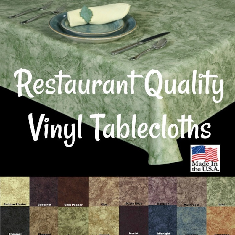 Vinyl Tablecloths 6114 Commercial Grade Tablecloth Image 0