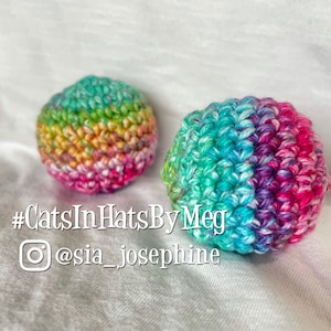 Catnip rainbow cotton cat toys (2)