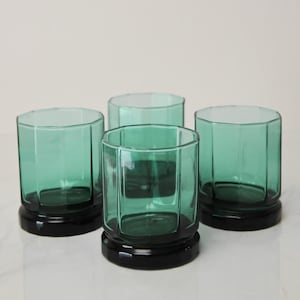 Anchor Hocking Essex Green - Double Old Fashioned - Set of 4