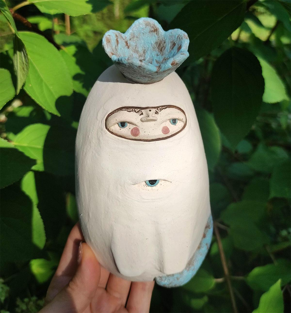 陶器製壁掛け彫刻、ファンタジーな室内装飾、手作り - Etsy 日本