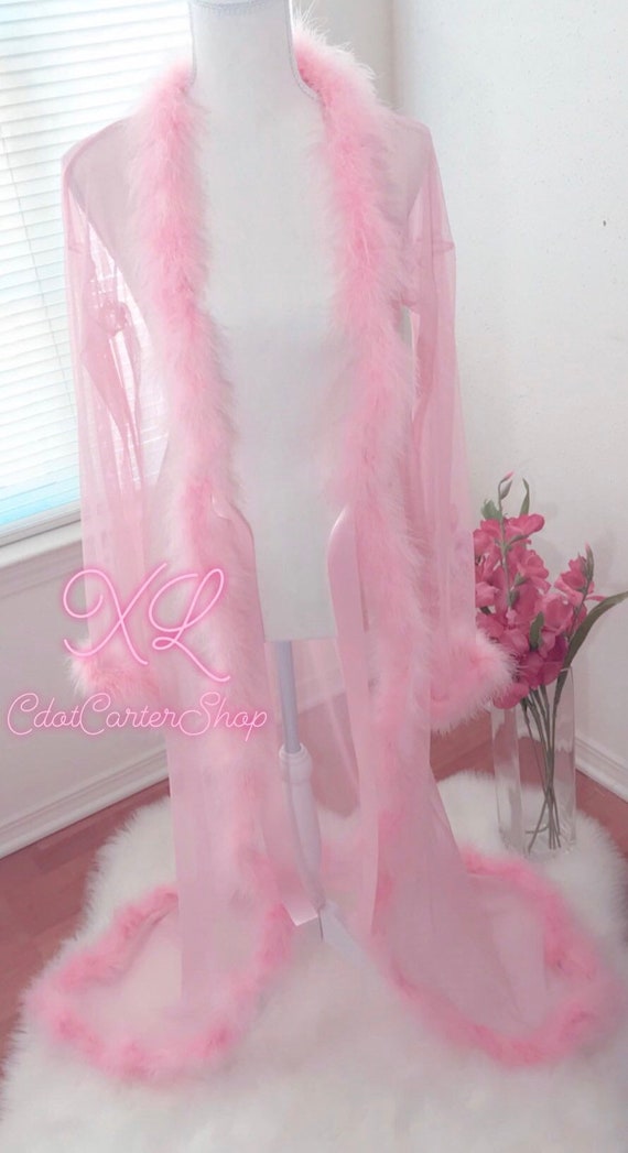 long fur robe