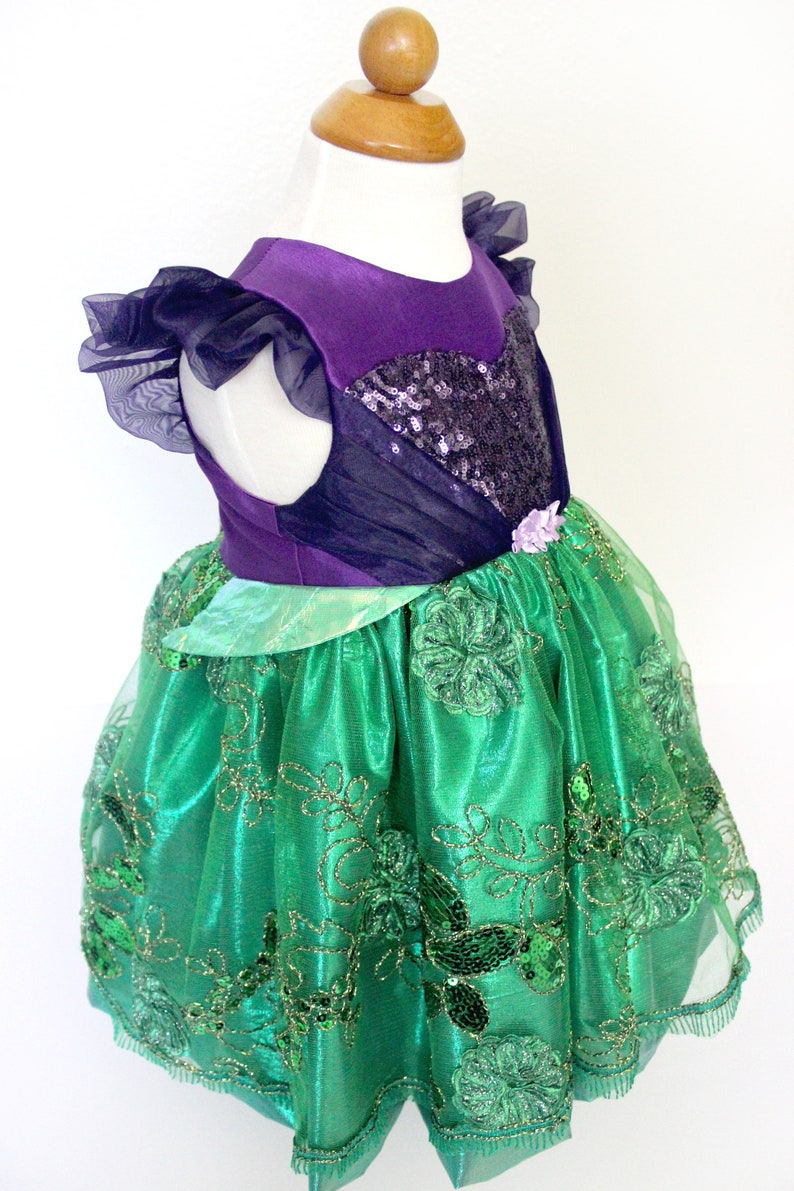 Toddler Girls Mermaid Princess Costume Dress Sz 12 months Handmade Ready to Ship
