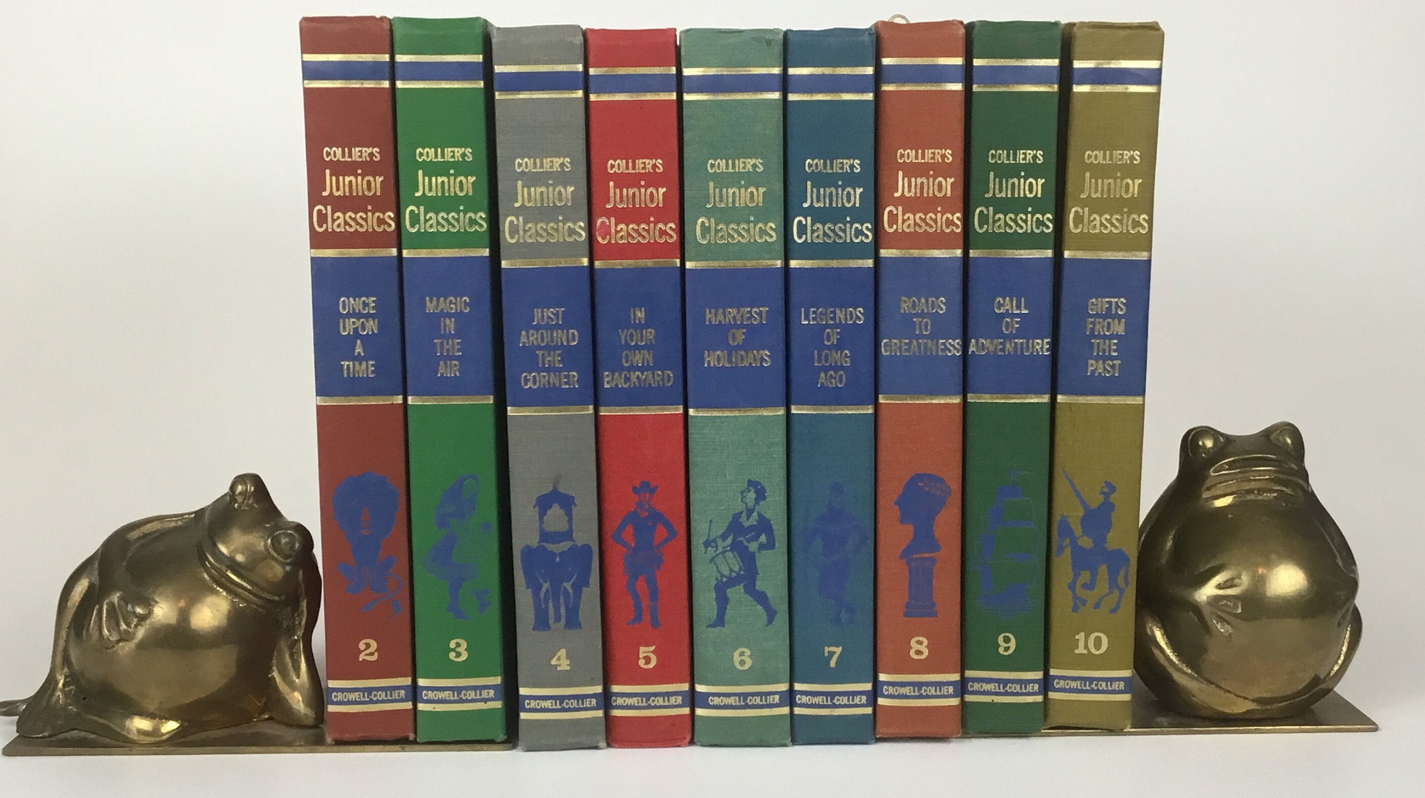 Vintage Colliers Junior Classic Volumes 2 10 Book Set Etsy.de