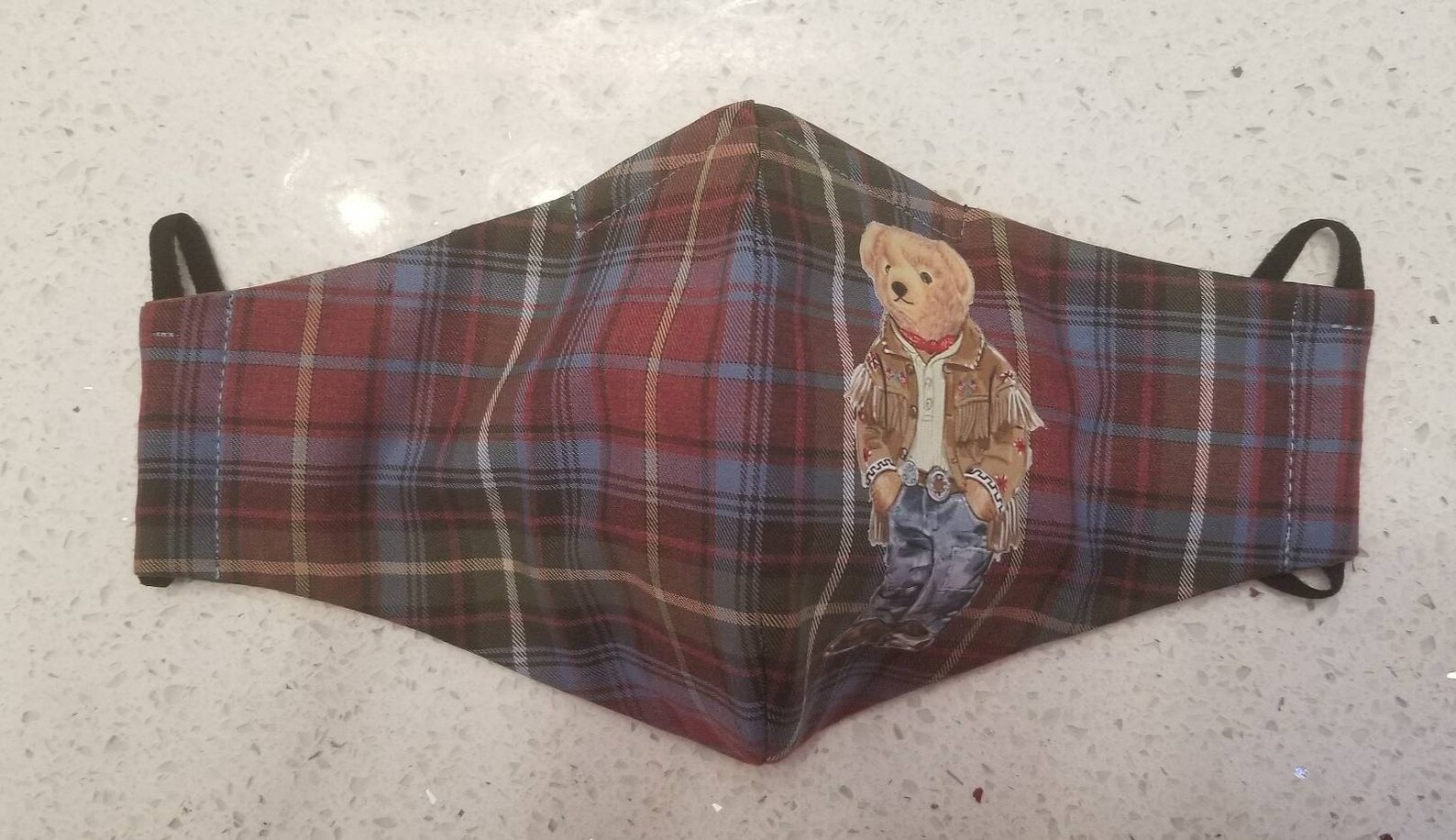 Westlichen Stil Designer Polo Bär Gesichtsmaske Gesichtsmaske | Etsy