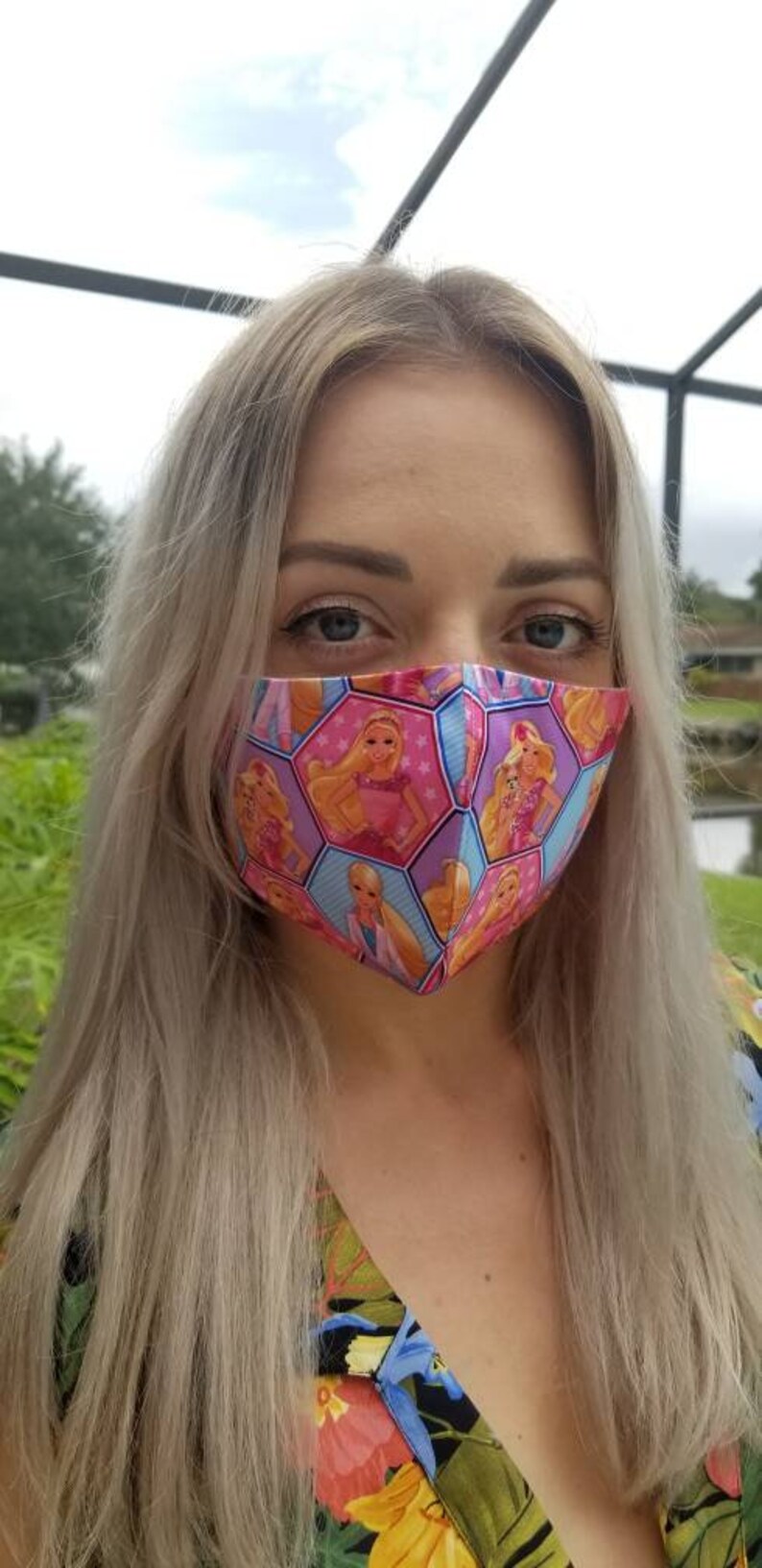 Barbie Face Mask Adult size /kids size Dust Mask Washable | Etsy