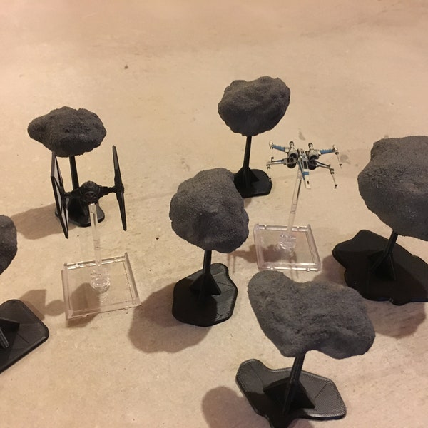 Star Wars 3D asteroids for X-wing or armada.