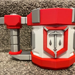 Deep Rock Galactic Mug: Red Rock Blaster Can Holder