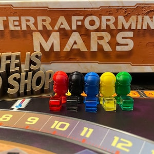 Terraforming Mars Astronauts 5x Player Marker Updated!