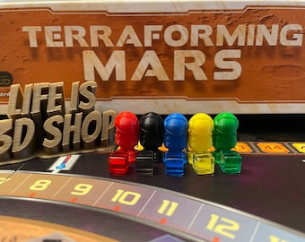 ¡Marcador de jugador Terraforming Mars Astronauts 5x actualizado!