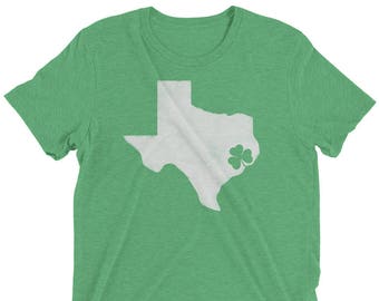 Texanischen irischen stolz Kurzarm St. Patricks Day t-shirt