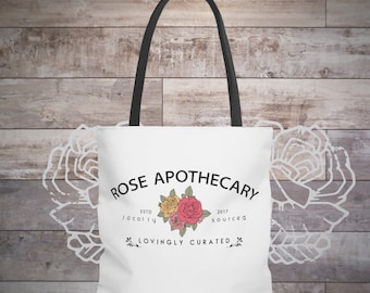 Rose ApothekerTasche, Einkaufstasche, Geschenk für Sie