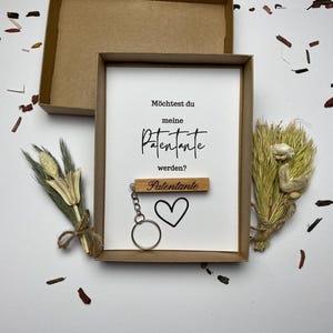 Presente pessoal para madrinha – chaveiro com gravação personalizada e cartão amoroso