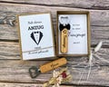 Best man gift – Personalized bottle opener in a classy gift box – Questions with style