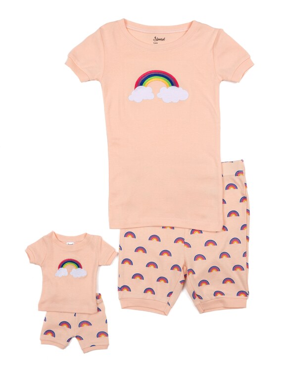 Girl and doll matching pajamas hot sale