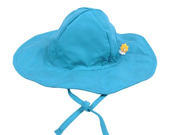 Baby Swim Brim Hat - Baby Sun Hat - Baby Hat to Customize - Baby Swimwear - Baby Swim to Customize - Baby Hat to Personalize