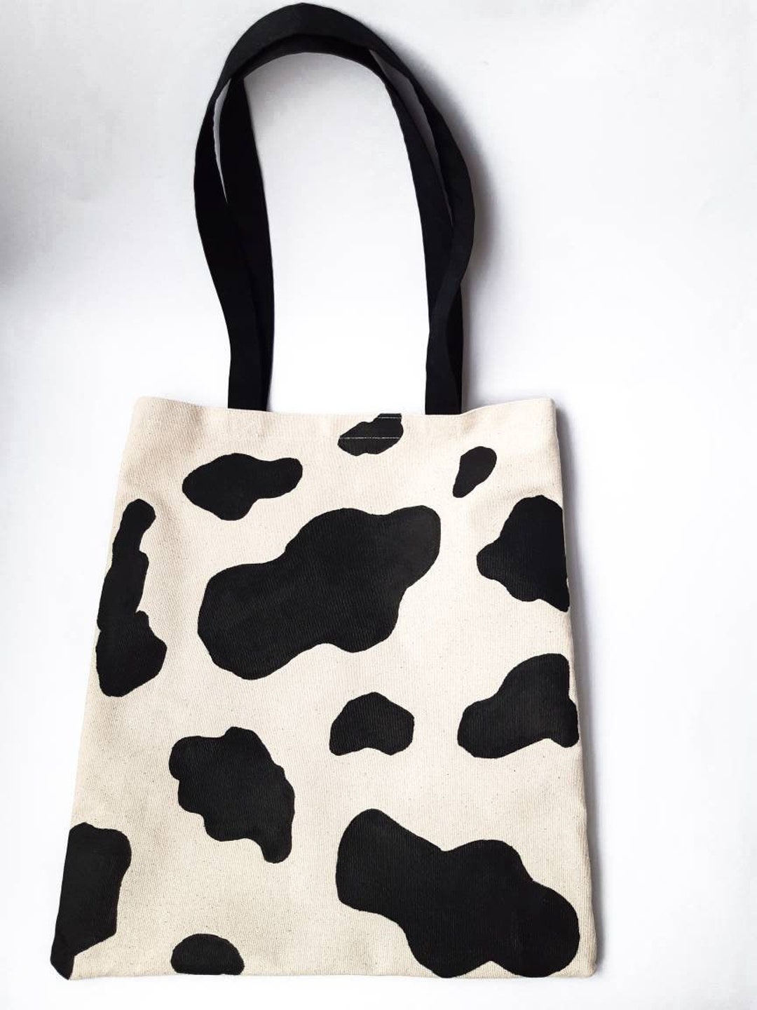 Cow Print Cotton Tote Bag Cow Print Cotton Tote Bag