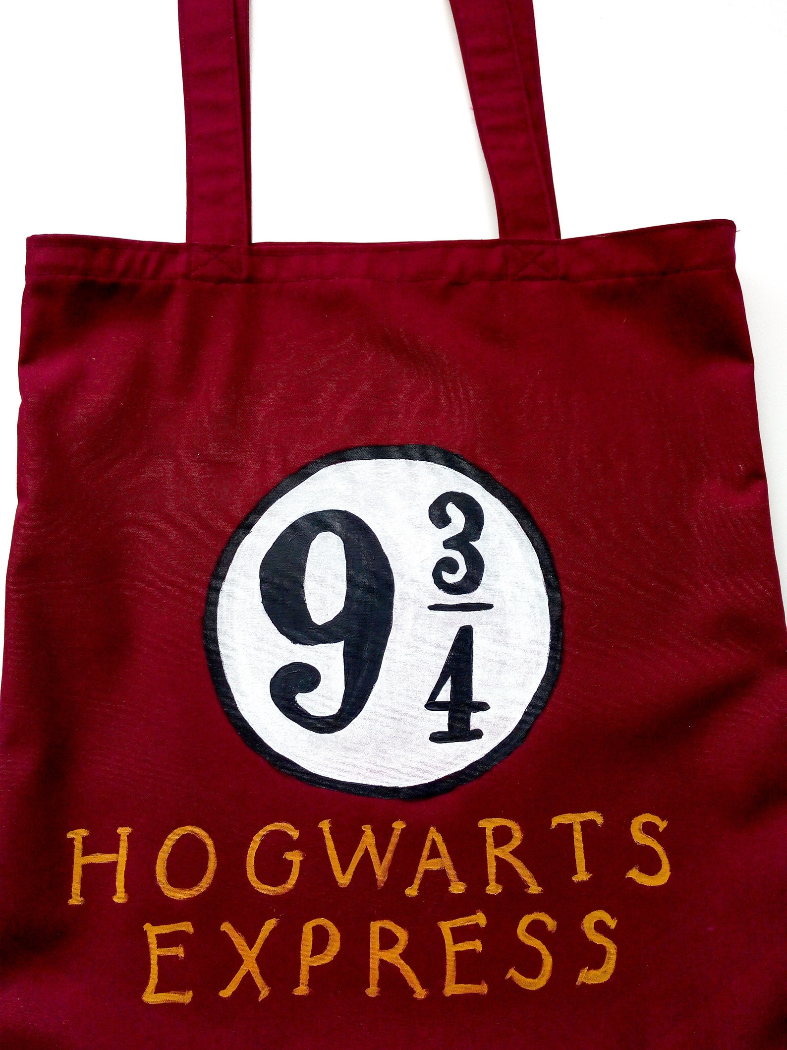 Harry Potter Tote Bag, Handpainted, Eco Friendly Bag Etsy