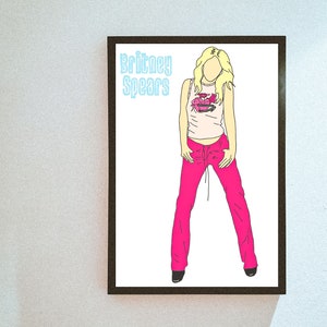 Britney, Britney Spears Poster, Printable Wall Art, Britney Spears Print, Britney Spears Print Poster, Vertical Print Poster, Digital  Print