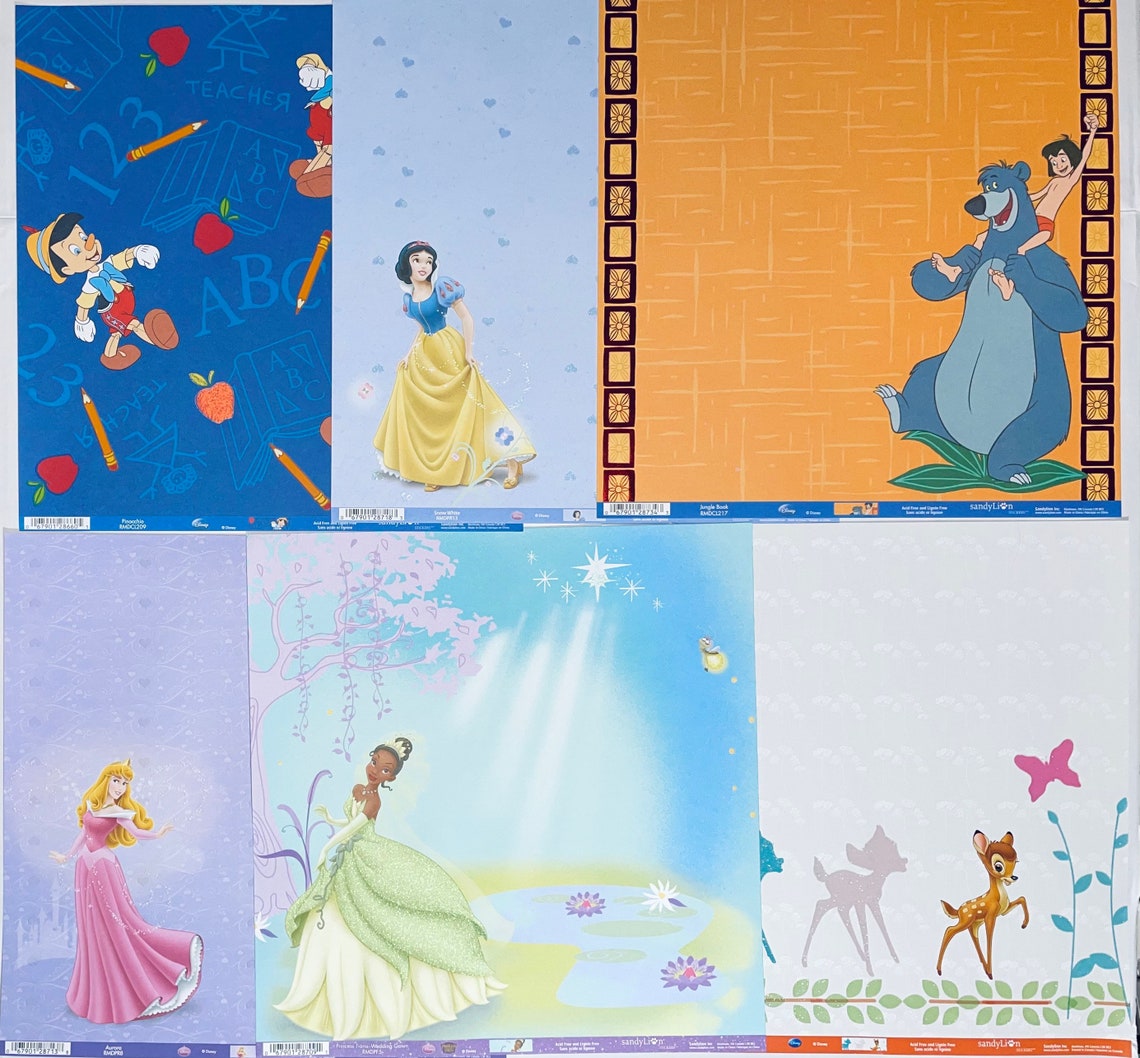 disney 12x12 scrapbook
